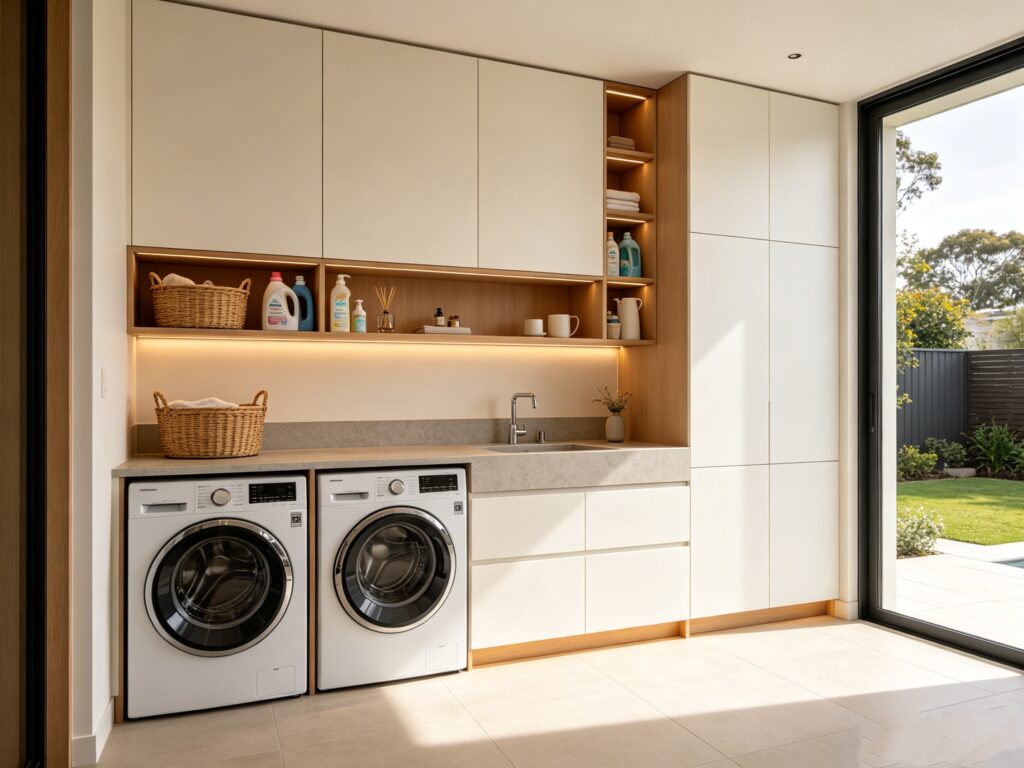 Premium Custom Laundry Cabinets